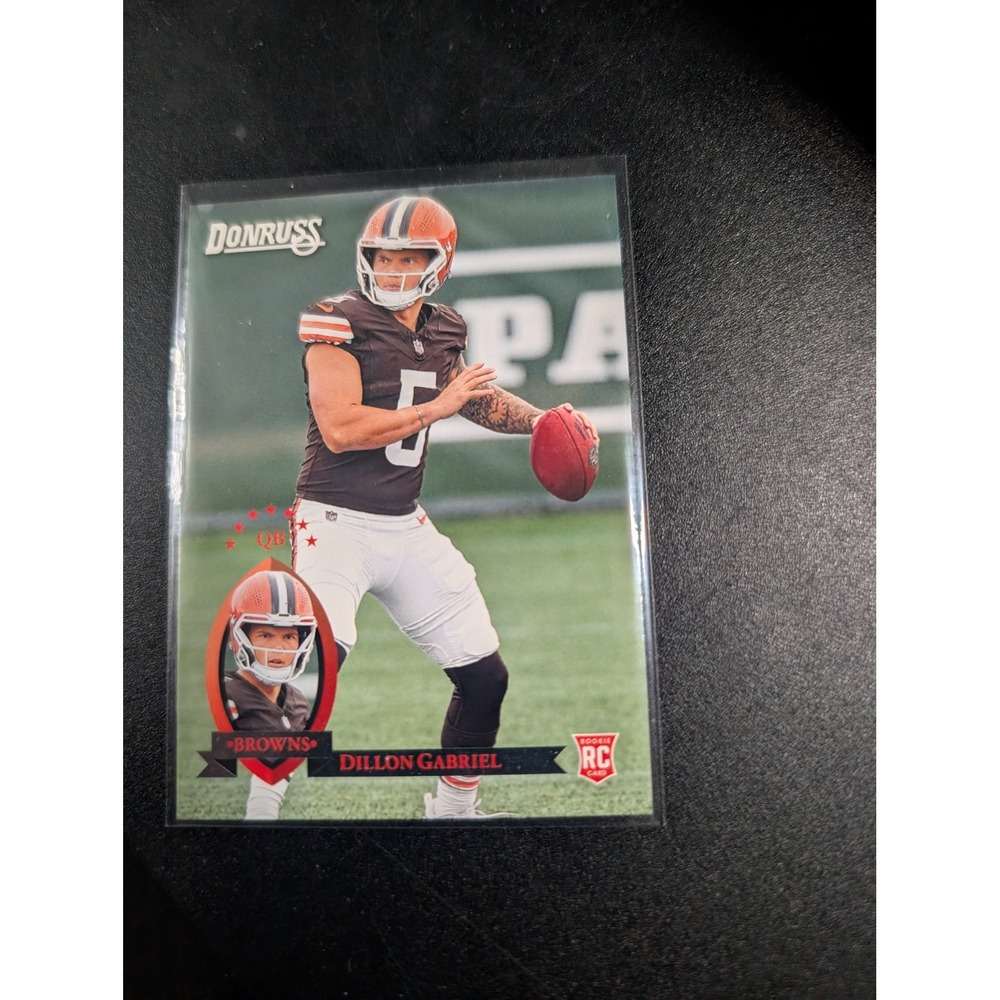 2025 Panini Donruss Football Dillon Gabriel Rookie Card #19 Cleveland Browns QB